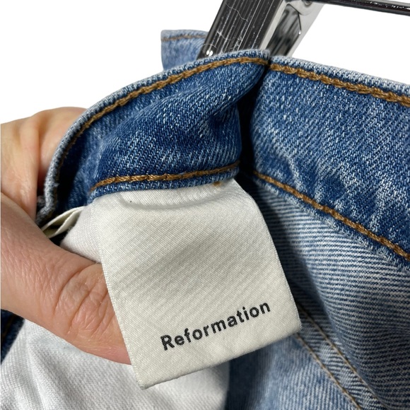 Reformation | Melissa High and Skinny Jeans in Savu Wash 26 - Picture 9 of 10